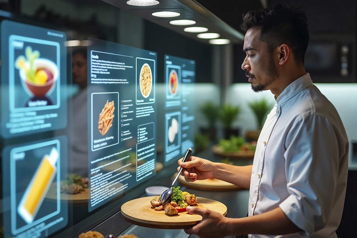 Live Cooking Stations & Interactive Displays